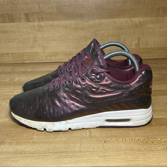 Nike Air Max 1 Ultra Premium Jacquard Metallic 7.5 - Picture 2 of 9